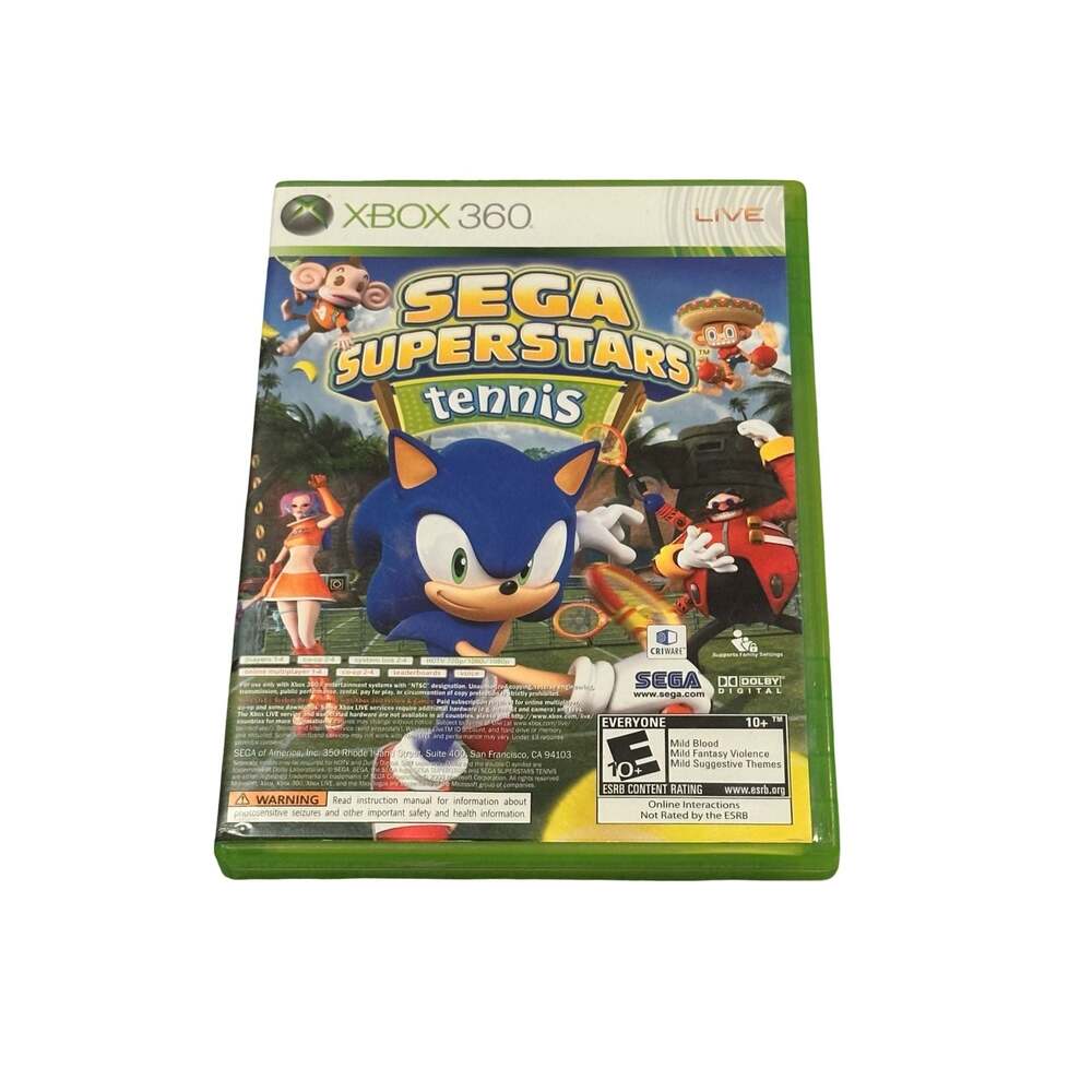 Sega Superstars Tennis / Xbox Live Arcade Compilation (2006) Xbox 360 CIB